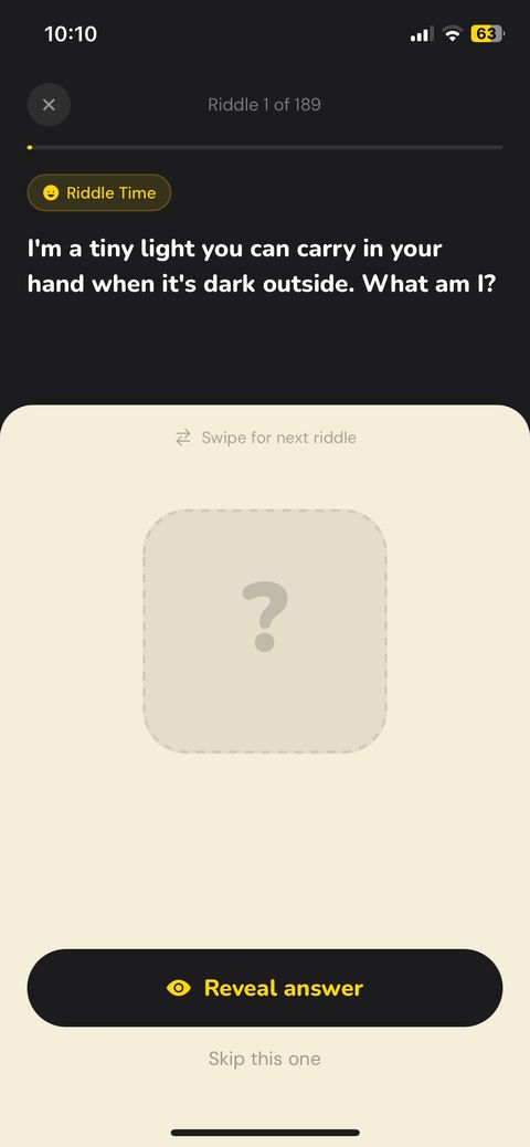 Riddle mid-read